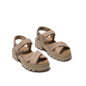 Fly London Womens Jada Gray Shoes platform sandal size 38